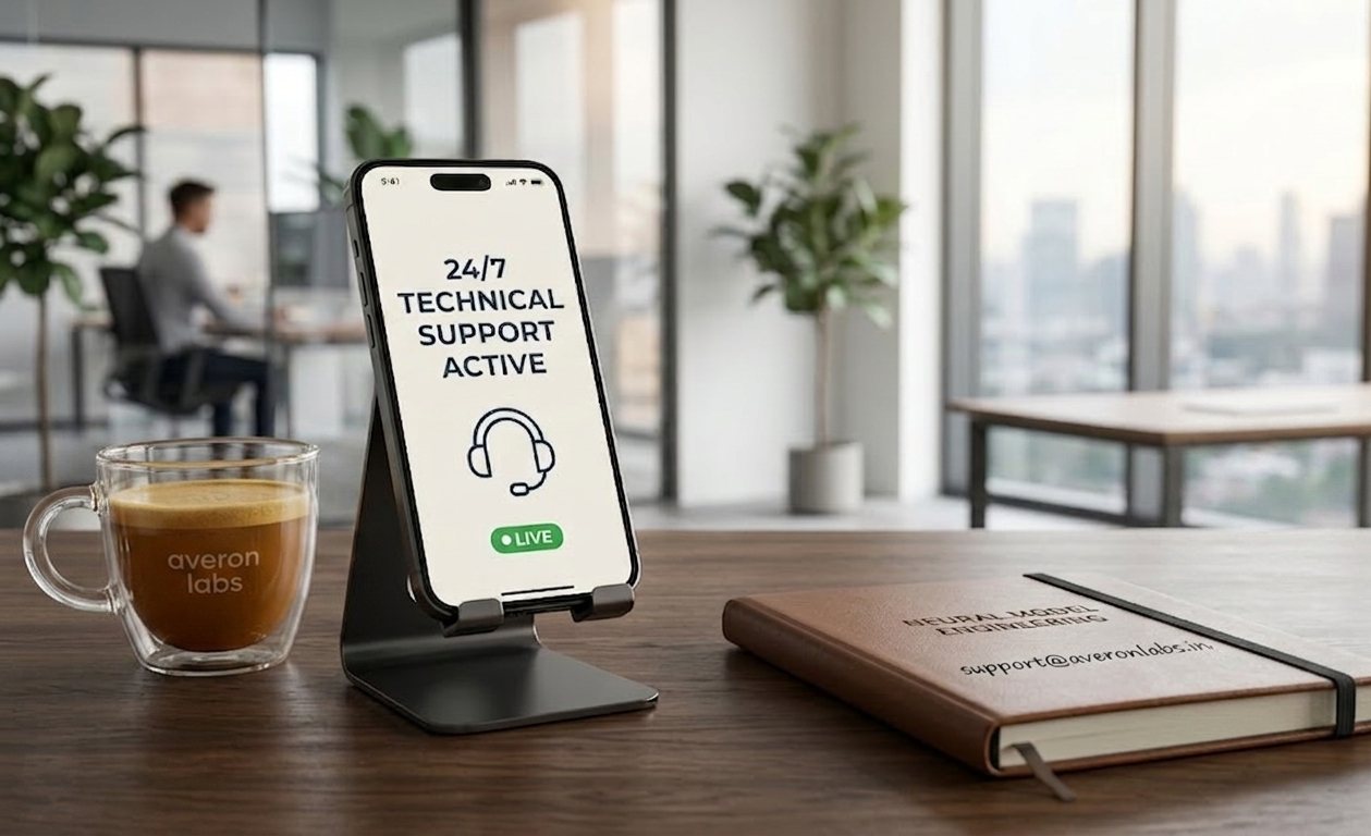Averon Labs client consultation and support hub